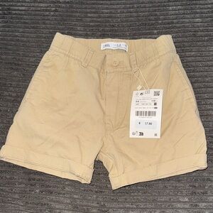 Zara Beige Kids Shorts